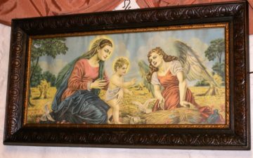 Virgin Mary and Baby Jesus Print