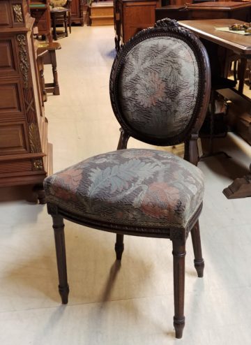 Louis XVI oak chair set