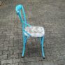 Sai Blue Metal Chair