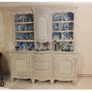 Chalk-painted French Provence Dining Set