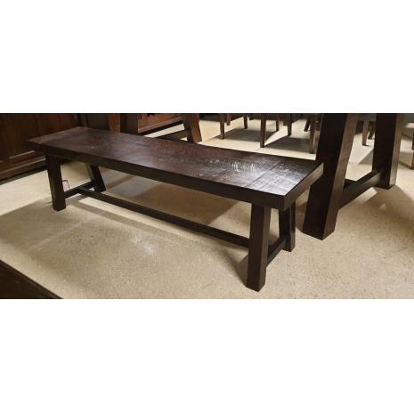 Dark Teak King Table with Bench_240x100_175cm (3)
